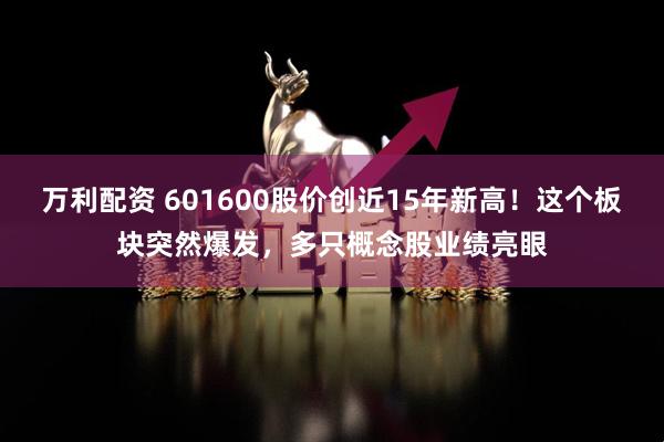 万利配资 601600股价创近15年新高！这个板块突然爆发，多只概念股业绩亮眼